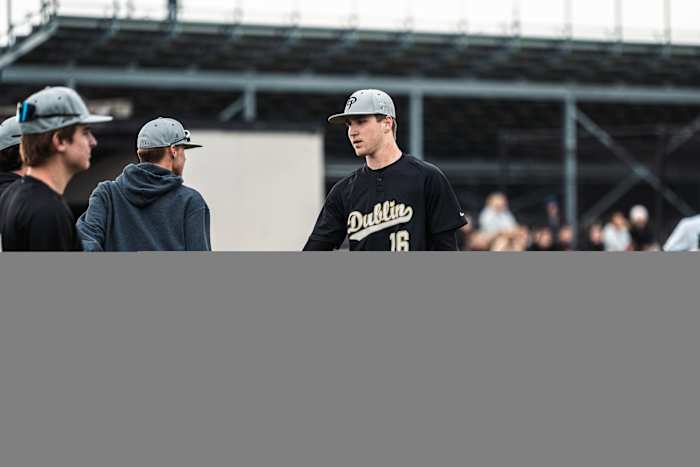 Dublin Coffman vs Dublin Jerome baseball 04242523 Gabe Haferman25